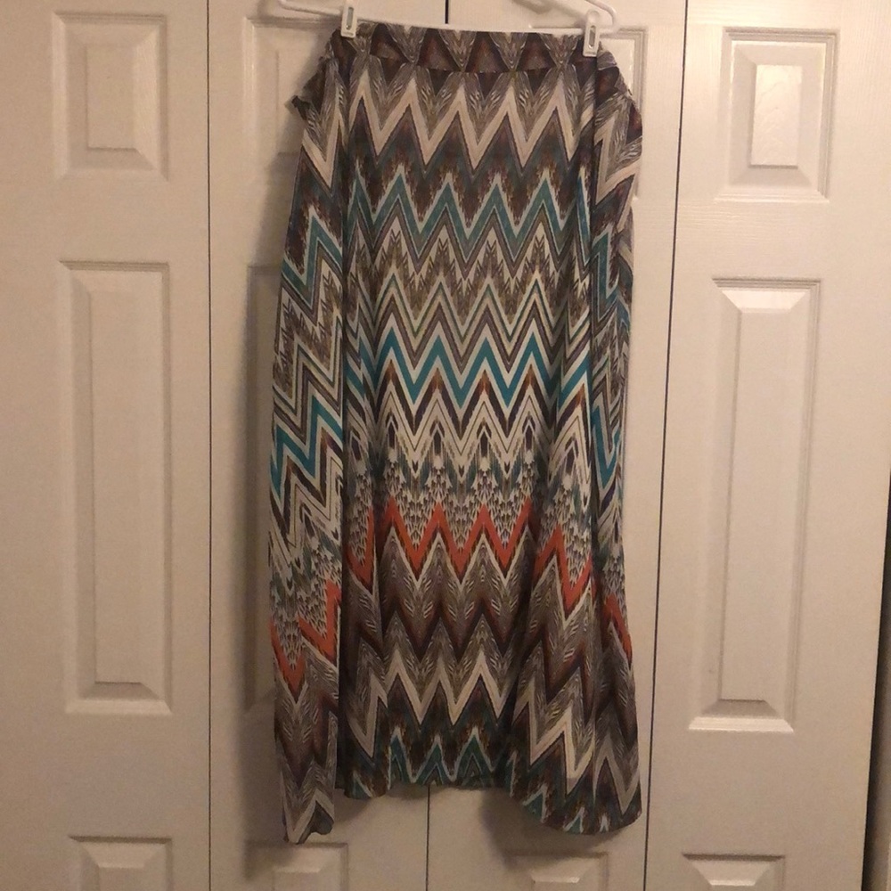 Cato chevron skirt
